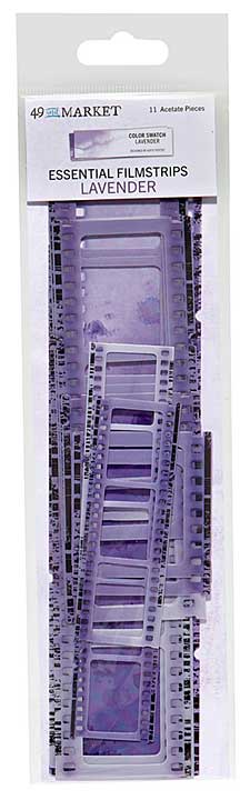 49 And Market Color Swatch Lavender Acetate Filmstrips