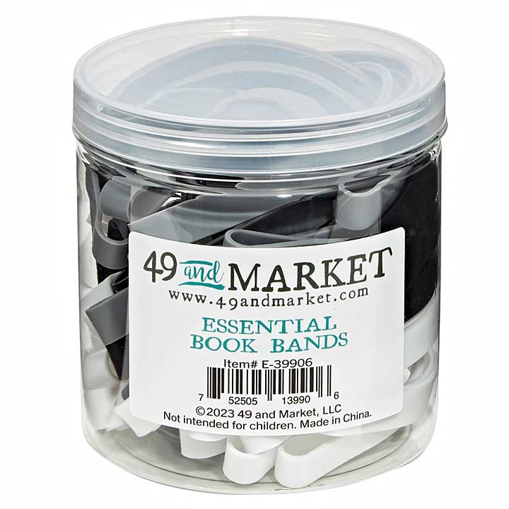 49 And Market Essential Book Bands Neutral 24pk - Individual