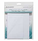 49 And Market Create-An-Album Wide Book Pages - White