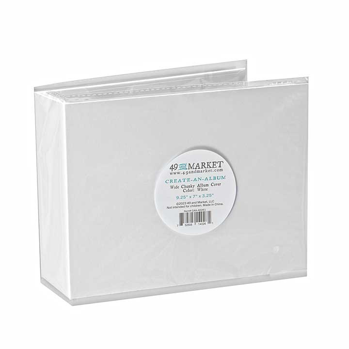 49 And Market Create-An-Album Wide Chunky Album Cover - White