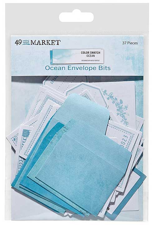 49 And Market Color Swatch Ocean Envelope Bits