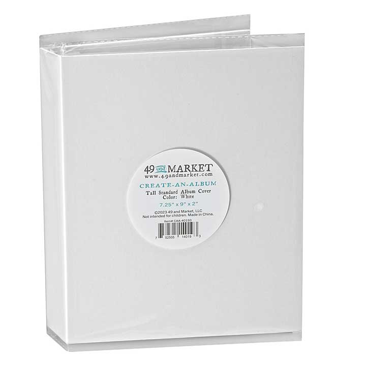 49 And Market Create-An-Album Tall Standard Album Cover - White