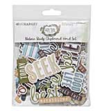 49 And Market Nature Study Chipboard Word Set