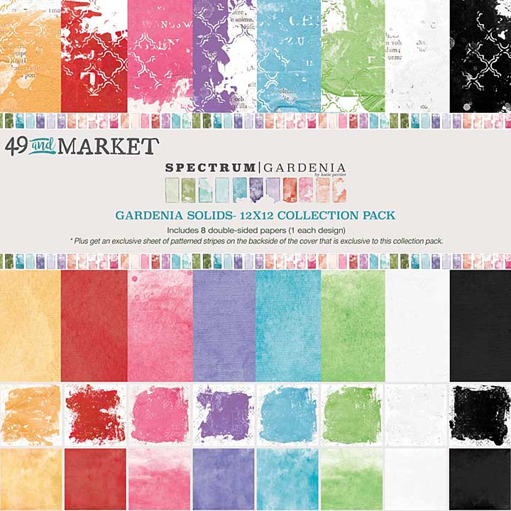 SO: 49 And Market Collection Pack 12X12 - Spectrum Gardenia Solids