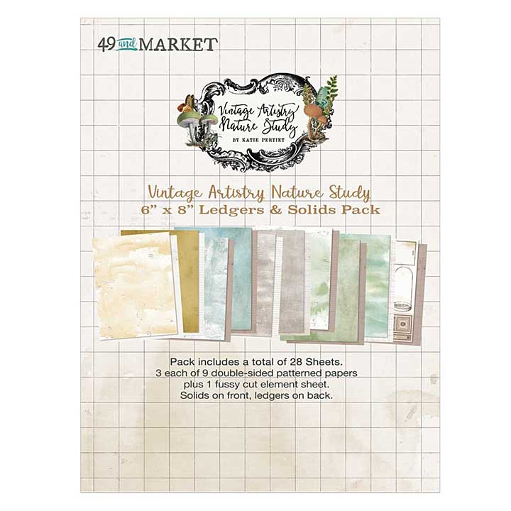 49 And Market Collection Pack 6X8 - Nature Study Ledgers & Solids