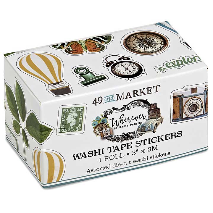 SO: 49 And Market Washi Sticker Roll - Wherever