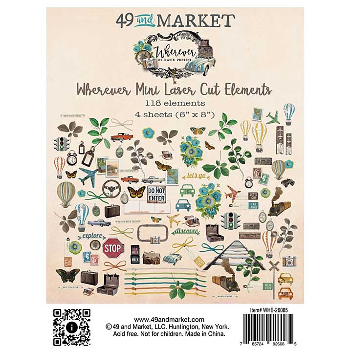 SO: 49 And Market Mini Laser Cut Outs - Wherever