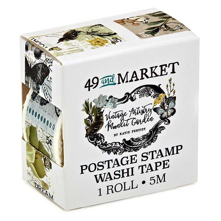 SO: 49 And Market Vintage Artistry Moonlit Garden Washi Tape - Postage
