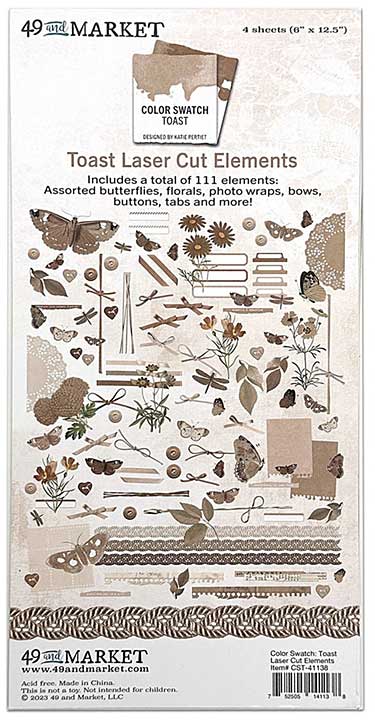 SO: Color Swatch Toast Laser Cut Outs - Elements