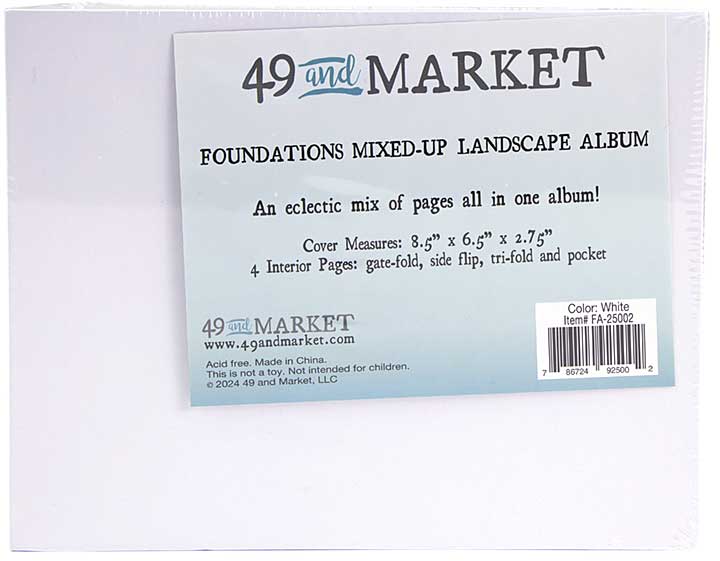 SO: 49 and Market Foundations Mixed Up Album - Landscape, White