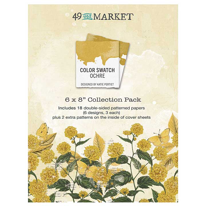 49 And Market Collection Pack 6X8 - Colour Swatch Ochre