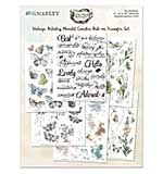 SO: 49 And Market Rub-Ons 6X8 6 Sheets - Vintage Artistry Moonlit Garden