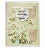 SO: 49 And Market Collage Sheets 6x8 40pk - Color Swatch Grove