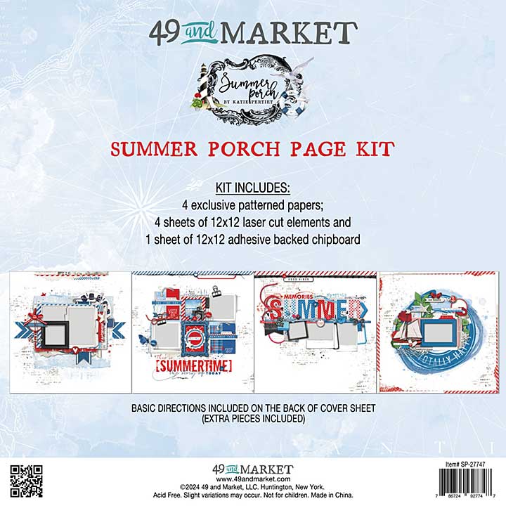 49 & Market Page Kit - Summer Porch