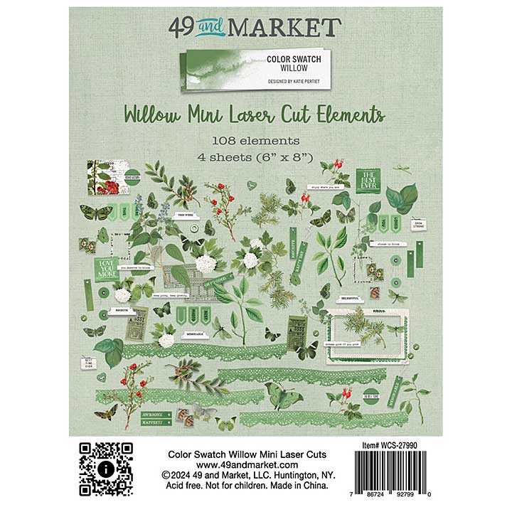 SO: 49 and Market Color Swatch Willow Laser Cut Outs - Elements