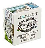 49 and Market Washi Tape Roll - Postage, Summer Porch