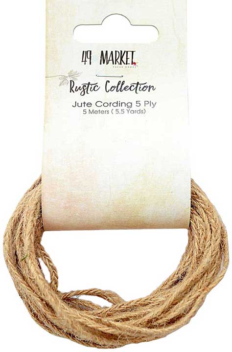 49 And Market Jute Cording 5m - Five Ply