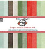 PRE: 49 & Market Collection Pack 12X12 - Evergreen Season Foundations