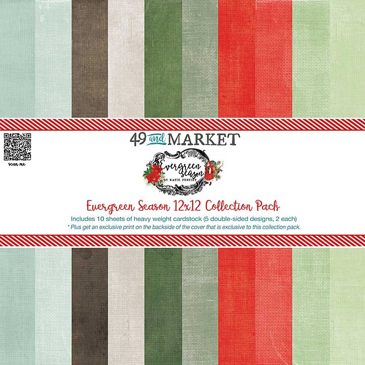 SO: 49 & Market Collection Pack 12X12 - Evergreen Season Foundations