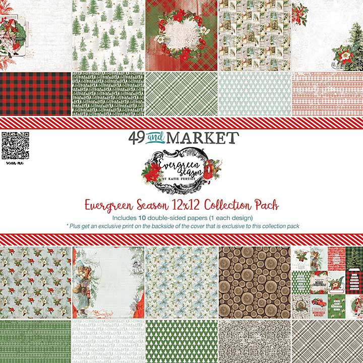 49 & Market Collection Pack 12X12 - Evergreen Season