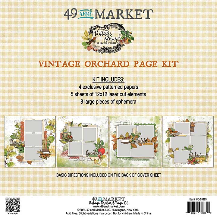 49 & Market Page Kit - Vintage Orchard