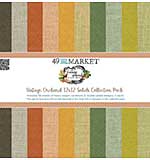 49 & Market Collection Pack 12X12 - Vintage Orchard Solids