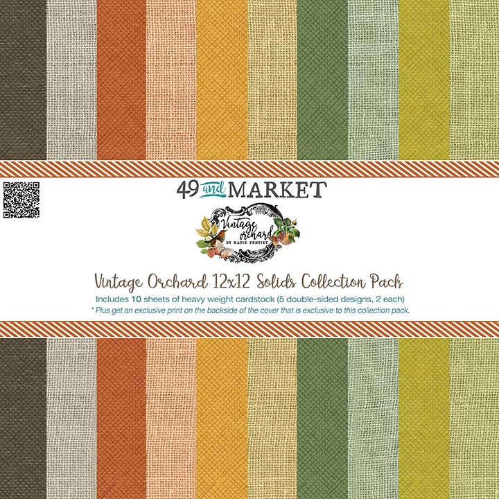 49 & Market Collection Pack 12X12 - Vintage Orchard Solids