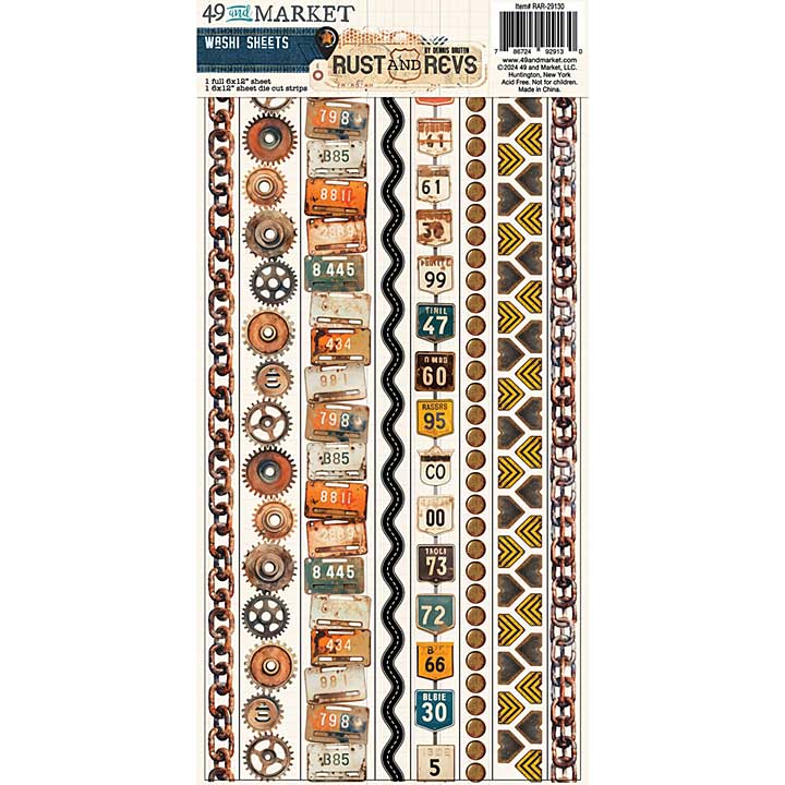 49 & Market Washi Sheets - Rust And Revs