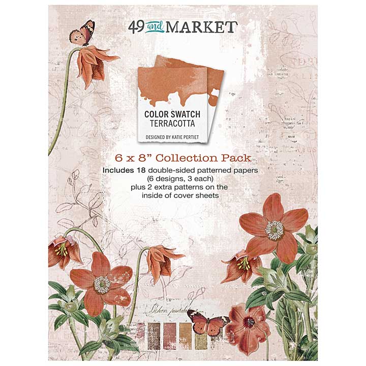 49 And Market Collection Pack 6X8 - Color Swatch Terracotta