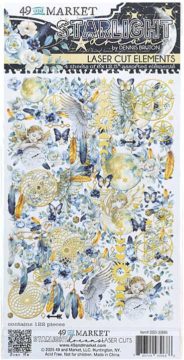 49 And Market Laser Cut Outs - Elements, Starlight Dreams