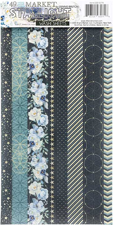 49 And Market Washi Tape Sheets - Starlight Dreams