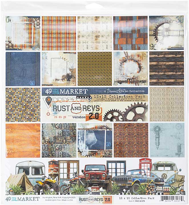 49 And Market Collection Pack 12X12 -  Rust & Revs 2.0