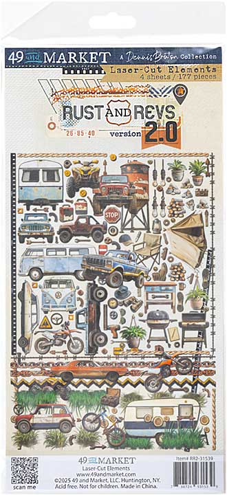 49 And Market Laser Cut Outs -  Elements, Rust & Revs 2.0