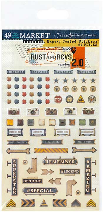 49 And Market Epoxy Stickers -  Rust & Revs 2.0