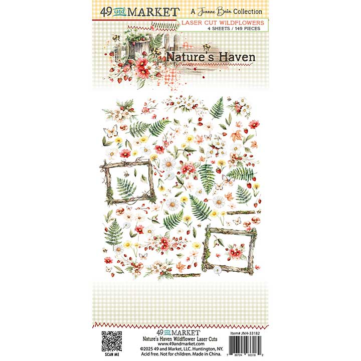 PRE: 49 And Market Laser Cut Outs - Wildflower, Nature\'s Haven