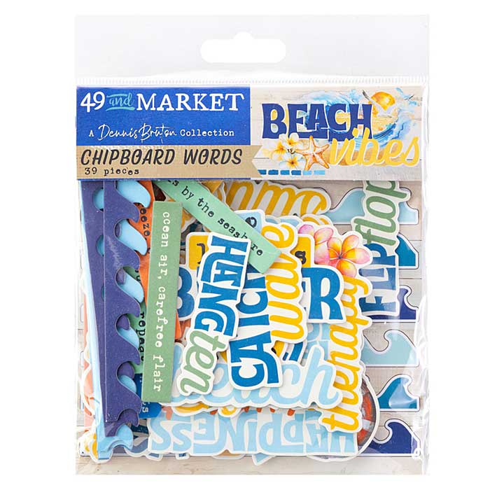PRE: 49 And Market Chipboard Set - Beach Vibes