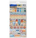 PRE: 49 And Market Puffy Stickers - Beach Vibes