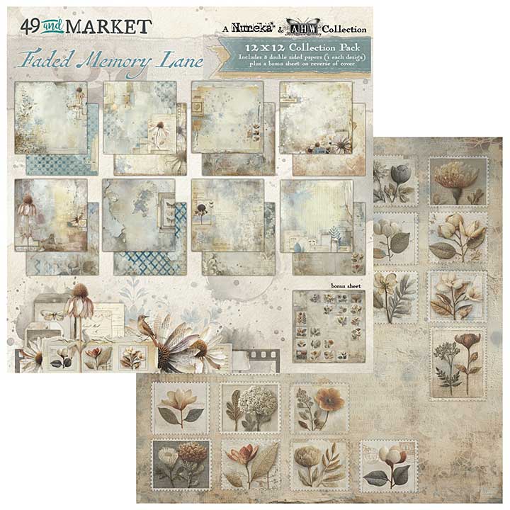 49 and Market Collection Pack 12X12 - Faded Memory Lane