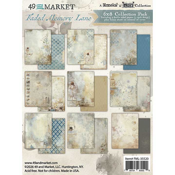 49 and Market Collection Pack 6X8 - Faded Memory Lane