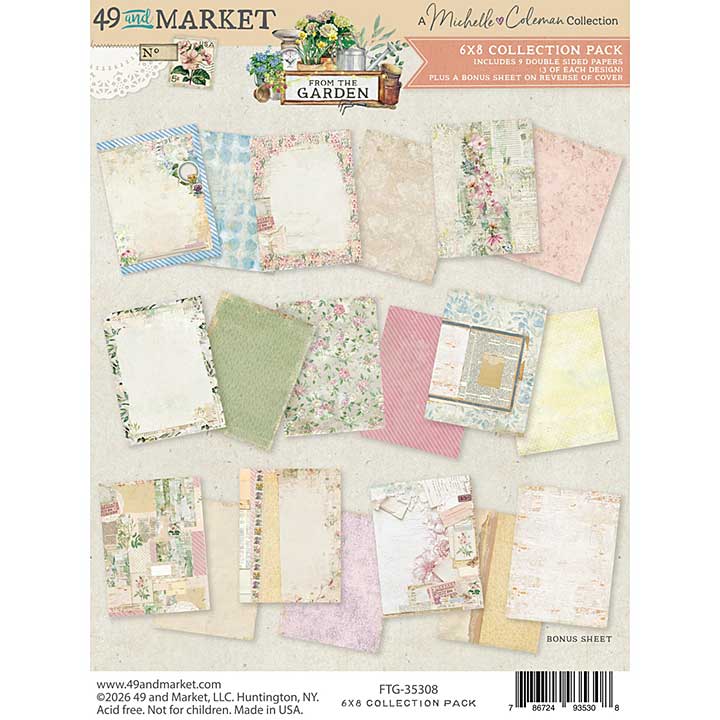 49 and Market Collection Pack 6X8 - From the Garden