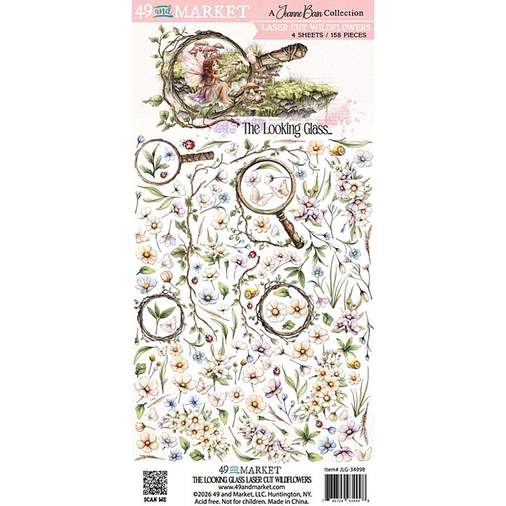 49 And Market Laser Cut Outs - Wildflowers, The Looking Glass