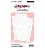 49 And Market Rub-On Transfer Set - Layers, Irresistible