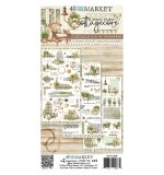 49 And Market Rub-On Transfer Set 6"X12" -  Cottagecore
