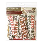 Season's Bounty Chipboard Set by Dennis Bruton