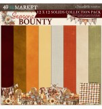Season's Bounty 12x12 Inch Solids Collection Pack by Dennis Bruton