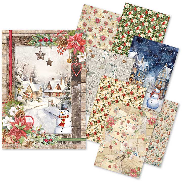 Ciao Bella Christmas Vibes A5 Rice Paper Mixed (8pcs)