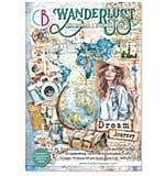 SO: Ciao Bella Wanderlust A4 Junk Journal Ephemera Book (32pcs) (CBB006)