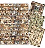 Ciao Bella Cabinet of Curiosites A4 Rice Paper Mixed (4pcs)