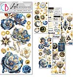 Ciao Bella Celestial Transparent Adhesive Sheets (5pcs)