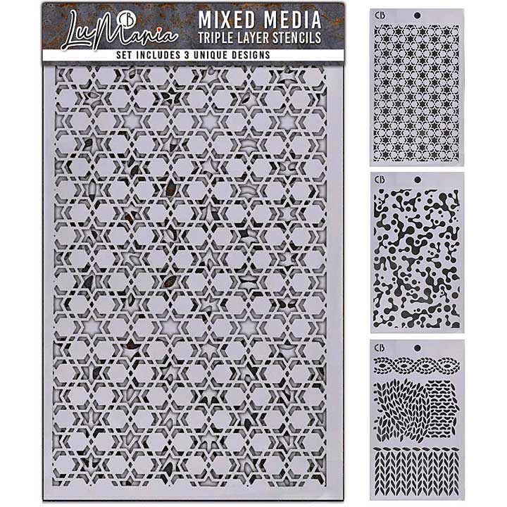 Ciao Bella Stencil Mix Triple Layer Set #001